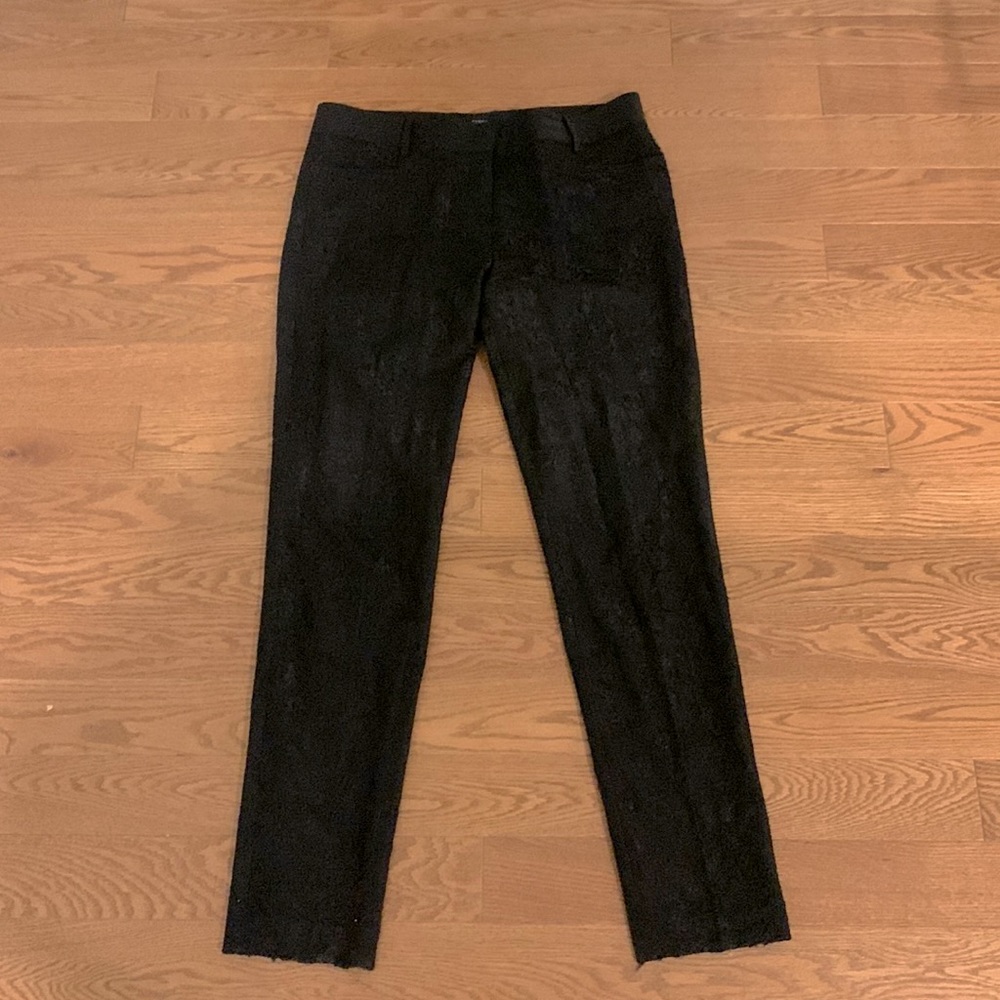 Pink Tartan Wool Lace Pants
